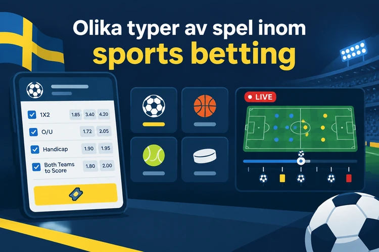 Olika typer av spel inom sports betting