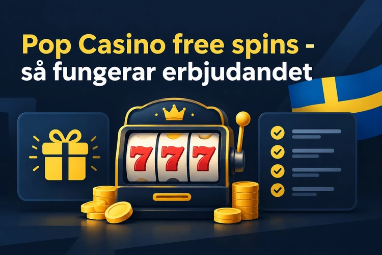 Pop Casino free spins - så fungerar erbjudandet