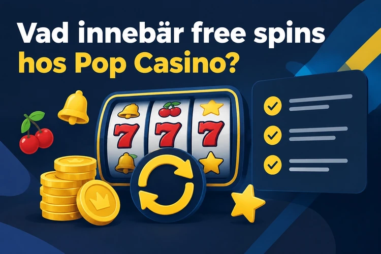 Vad innebär free spins hos Pop Casino?
