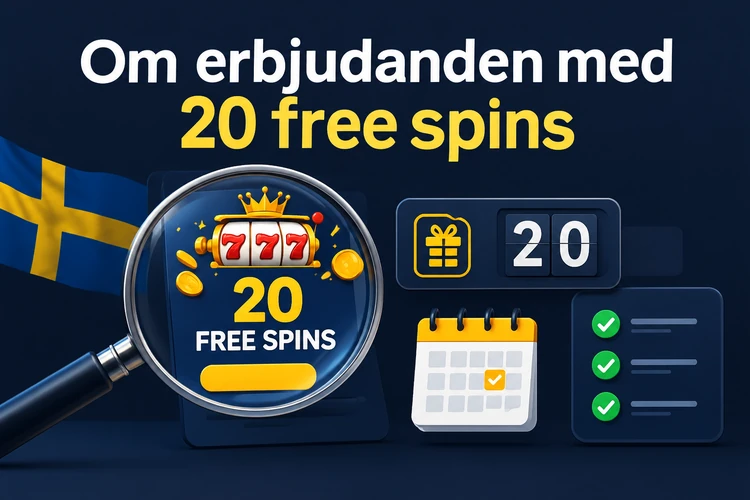Om erbjudanden med 20 free spins