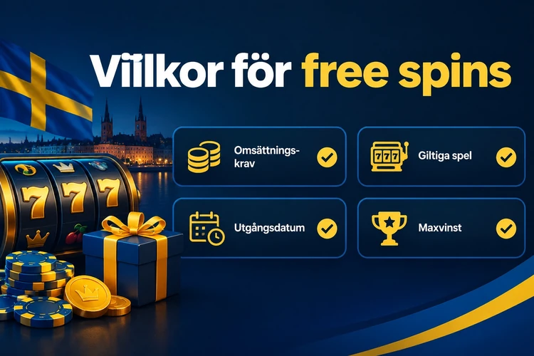 Villkor för free spins