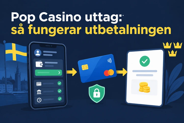Pop Casino uttag: så fungerar utbetalningen