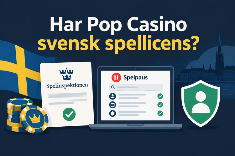 Har Pop Casino svensk spellicens?