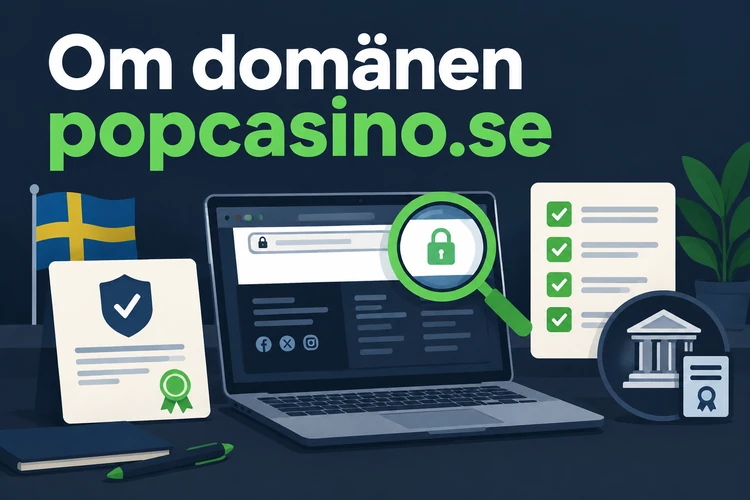 Om domänen popcasino.se